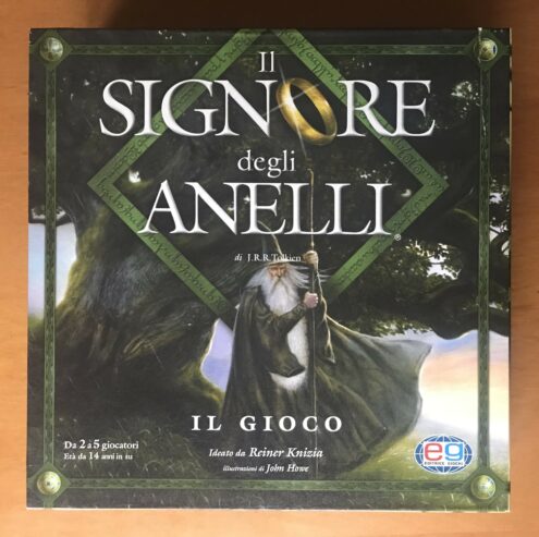 IL SIGNORE DEGLI ANELLI – Il Gioco da Tavolo – Editrice Giochi EG – 2001 – Contenuti ancora nuovi, sigillati