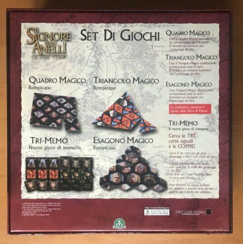 Il Signore degli Anelli Le Due Torri: Set di Giochi – Giochi Preziosi – 2002