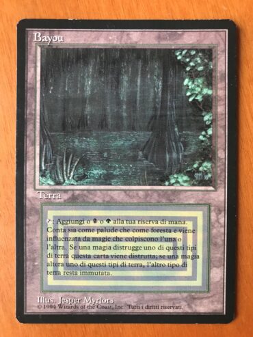 BAYOU ITALIANO BORDO NERO TERRA DOPPIA – MTG MAGIC THE GATHERING FBB DUAL LAND