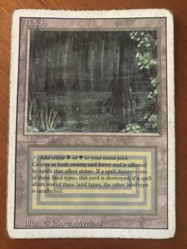 BAYOU – REVISED – MTG MAGIC THE GATHERING – TERRA DOPPIA – DUAL LAND