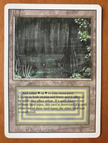 BAYOU – REVISED – MTG MAGIC THE GATHERING – TERRA DOPPIA – DUAL LAND