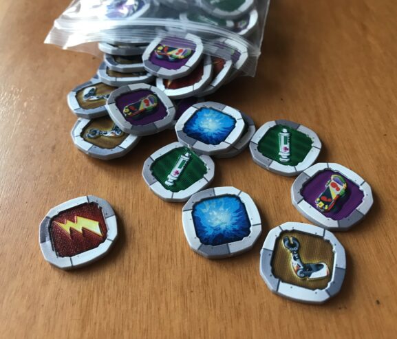 STARCADIA QUEST: PLASTIC TOKEN PACK – Esclusiva Kickstarter KS – Perfetti