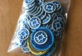 STARCADIA QUEST: PLASTIC TOKEN PACK – Esclusiva Kickstarter KS – Perfetti