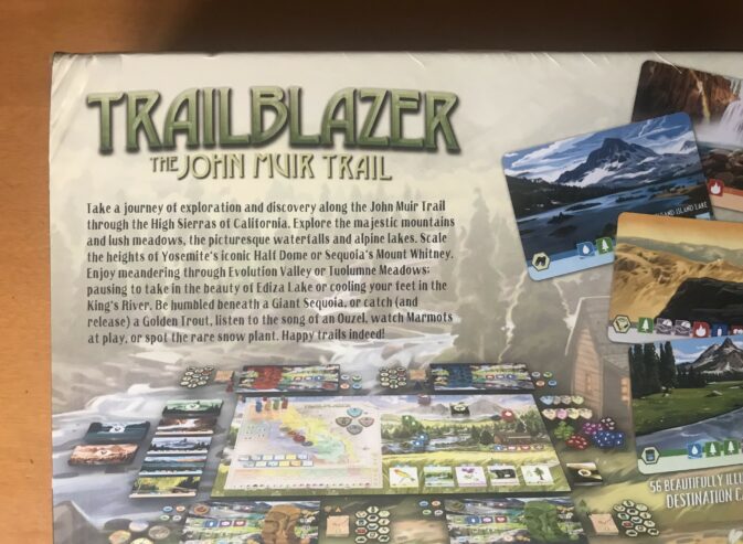 TRAILBLAZER: THE JOHN MUIR TRAIL – Gioco da tavolo – Kickstarter KS – NUOVO SIGILLATO