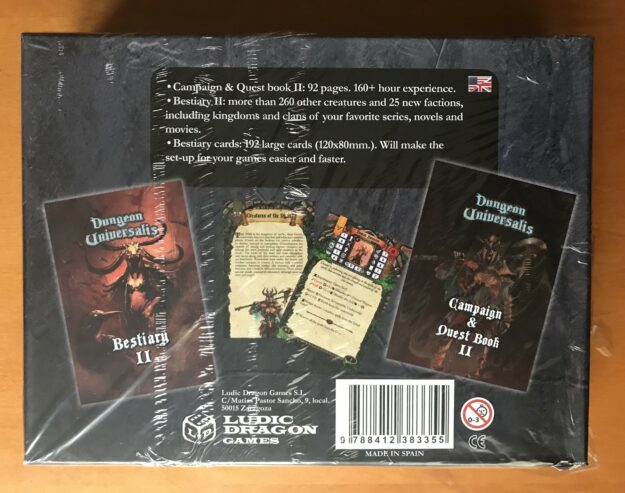 DUNGEON UNIVERSALIS: ENCOUNTERS – Kickstarter KS – Edizione Inglese – NUOVO