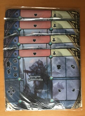 DUNGEON UNIVERSALIS 5x PLAYMATS TAPPETINI IN NEOPRENE – Kickstarter KS – NUOVO