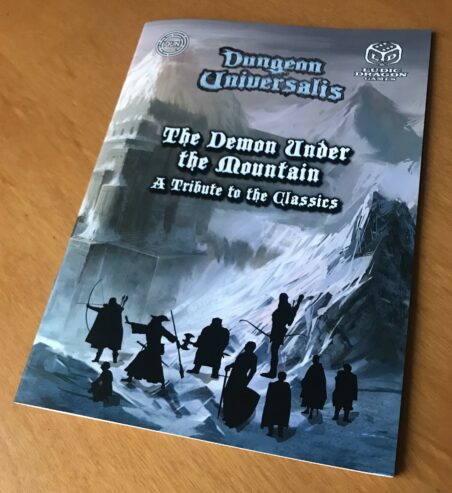 DUNGEON UNIVERSALIS: THE DEMON UNDER THE MOUNTAIN QUEST BOOK – Kickstarter – NUOVO