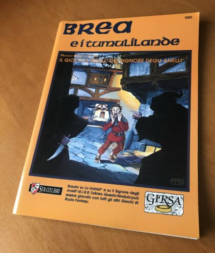 BREA E I TUMULILANDE – Modulo Geografico GiRSA Signore degli Anelli – Stratelibri – 1993