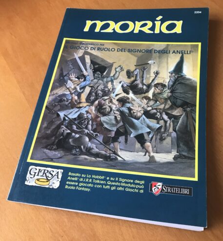 MORIA – Modulo Geografico GiRSA Signore degli Anelli – Stratelibri – 1993