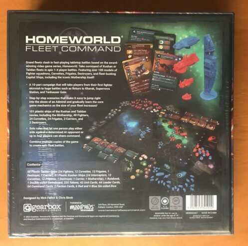 HOMEWORLD: FLEET COMMAND – Kickstarter KS – Modiphius – NUOVO SIGILLATO