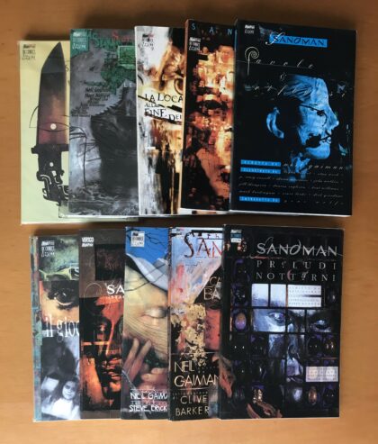 SANDMAN Serie completa 10 volumi – Magic Press (Vertigo) – Neil Gaiman – 1996/2004