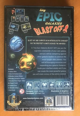 TINY EPIC GALAXIES: BLAST OFF! – Gamelyn Games – Nuovo Sigillato