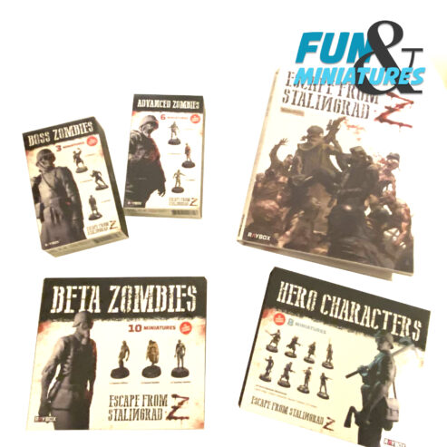 MEGA BUNDLE Escape From Stalingrad Z – Game Book Set + ALl miniature sets ENG