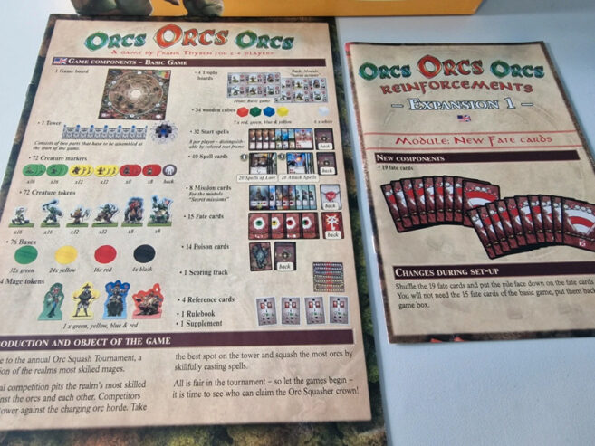 Orcs Orcs Orcs bundle Core set + reinforcements expansion