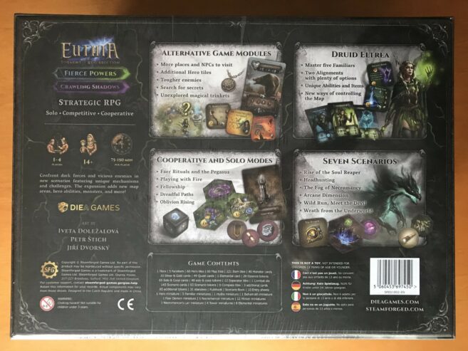 Euthia: Fierce Powers & Crawling Shadows – Edizione in inglese – 2024 – NUOVO SIGILLATO