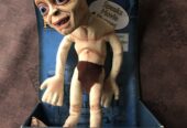 GOLLUM PLUSH FIGURE – NECA / New Line Cinema – Lord of the Rings 2004 NUOVO – RARO