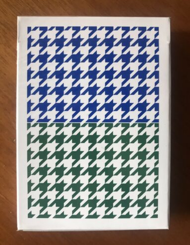 HOUNDSTOOTH BLU & VERDE – Anyone Woldwide – Carte da Gioco – NUOVO SIGILLATO