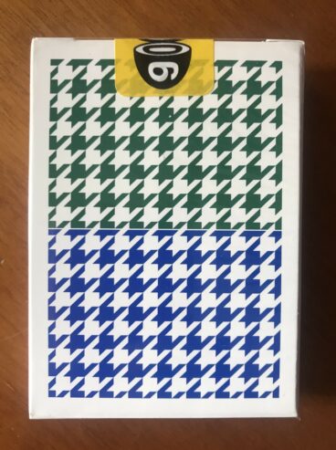 HOUNDSTOOTH BLU & VERDE – Anyone Woldwide – Carte da Gioco – NUOVO SIGILLATO