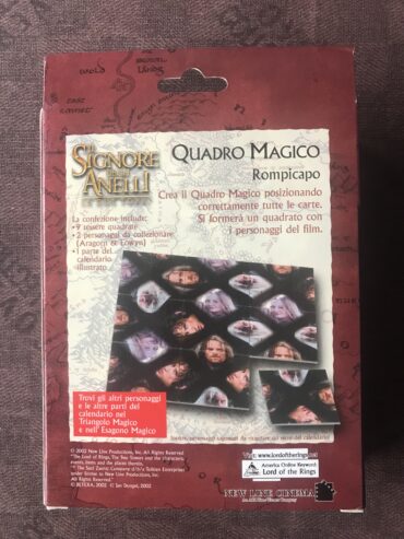 IL SIGNORE DEGLI ANELLI LE DUE TORRI – QUADRO MAGICO – 2002 – Giochi Preziosi