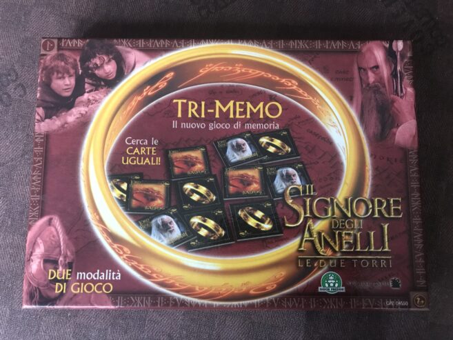 IL SIGNORE DEGLI ANELLI LE DUE TORRI – TRI-MEMO – 2002 – Giochi Preziosi