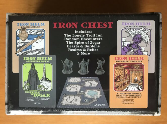 IRON CHEST espansione per IRON HELM – Grey Gnome Games – Game Crafter – NUOVO SIGILLATO