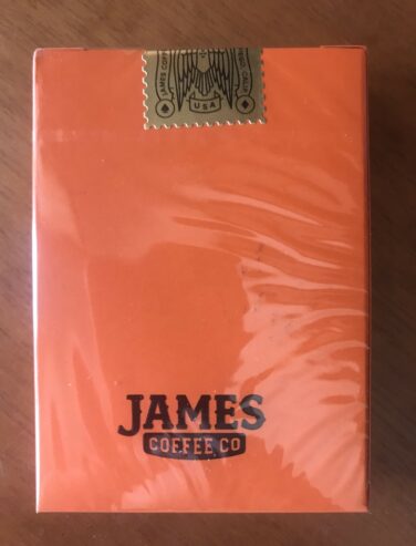 JAMES COFFEE ORANGE V2 – Carte da Gioco – Art of Play – NUOVO SIGILLATO