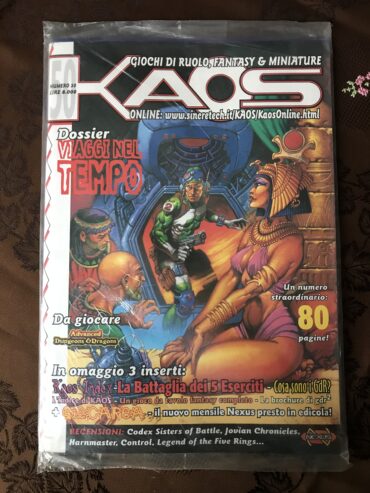 KAOS n. 50 – Novembre 1997 – Nexus – con gioco La Battaglia dei Cinque Eserciti