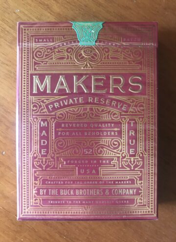 MAKERS PRIVATE RESERVE – Dan & Dave – Playing Cards Carte da Gioco – NUOVO NEW