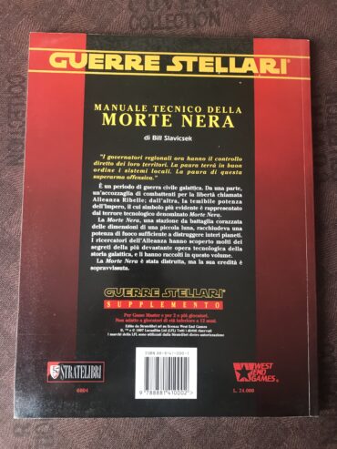 MANUALE TECNICO DELLA MORTE NERA – Star Wars / Guerre Stellari – Stratelibri – 1997