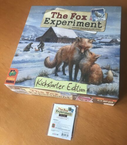 THE FOX EXPERIMENT + PACK PROMO – Edizione Kickstarter – NUOVO SIGILLATO