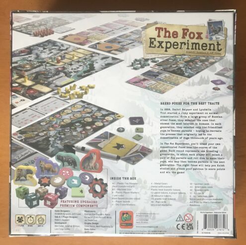 THE FOX EXPERIMENT + PACK PROMO – Edizione Kickstarter – NUOVO SIGILLATO