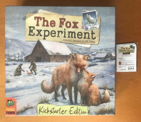 THE FOX EXPERIMENT + PACK PROMO – Edizione Kickstarter – NUOVO SIGILLATO