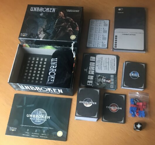 UNBROKEN – Kickstarter KS – Altema Games – 2018 – Mai usato