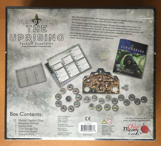 CLOUDSPIRE: THE UPRISING – Chip Theory Games – NUOVO SIGILLATO