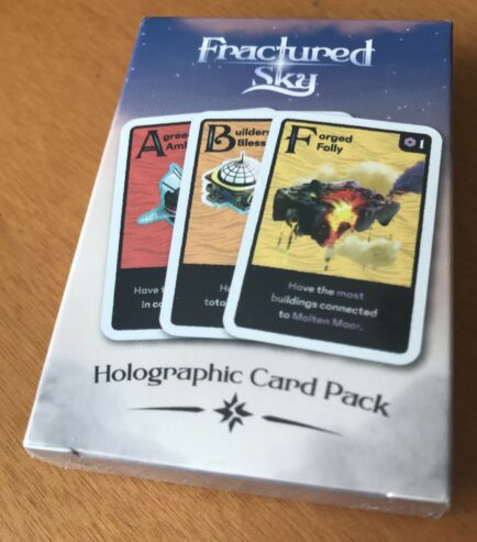 FRACTURED SKY HOLOGRAPHIC OBJECTIVE CARD PACK – Kickstarter KS – NUOVO SIGILLATO