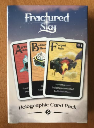 FRACTURED SKY HOLOGRAPHIC OBJECTIVE CARD PACK – Kickstarter KS – NUOVO SIGILLATO