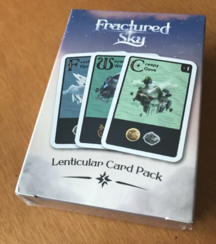 FRACTURED SKY LENTICULAR CARD PACK – Kickstarter KS – NUOVO SIGILLATO