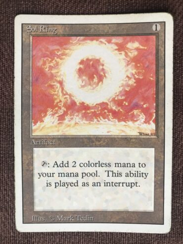 SOL RING – ANELLO SOLARE – REVISED – MTG MAGIC