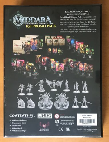 MIDDARA: UNINTENTIONAL MALUM ACT 1 KS1 PROMO PACK – Kickstarter – NUOVO SIGILLATO