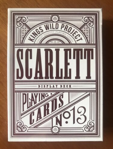 SCARLETT TALLY-HO DISPLAY DECK EDITION – Kings Wild Project – Carte da Gioco – NUOVO SIGILLATO