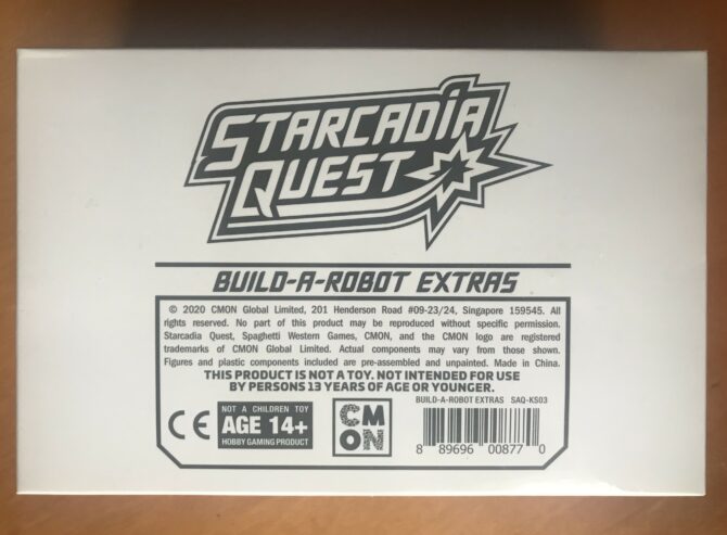 STARCADIA QUEST: BUILD-A-ROBOT EXTRAS PACK – Kickstarter – CMON – NUOVO SIGILLATO – 2020