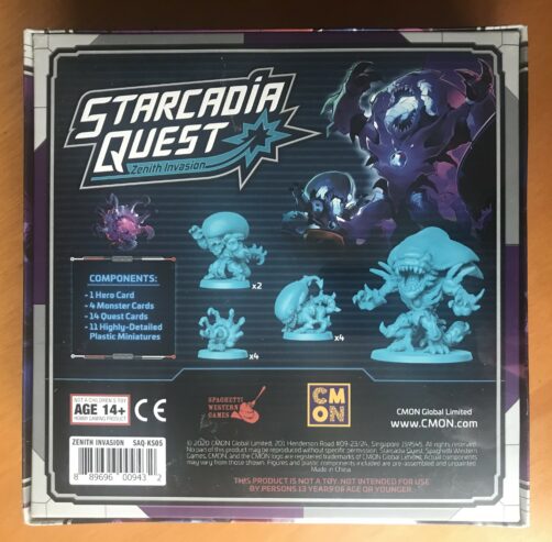 STARCADIA QUEST: ZENITH INVASION – Espansione Esclusiva Kickstarter KS – CMON