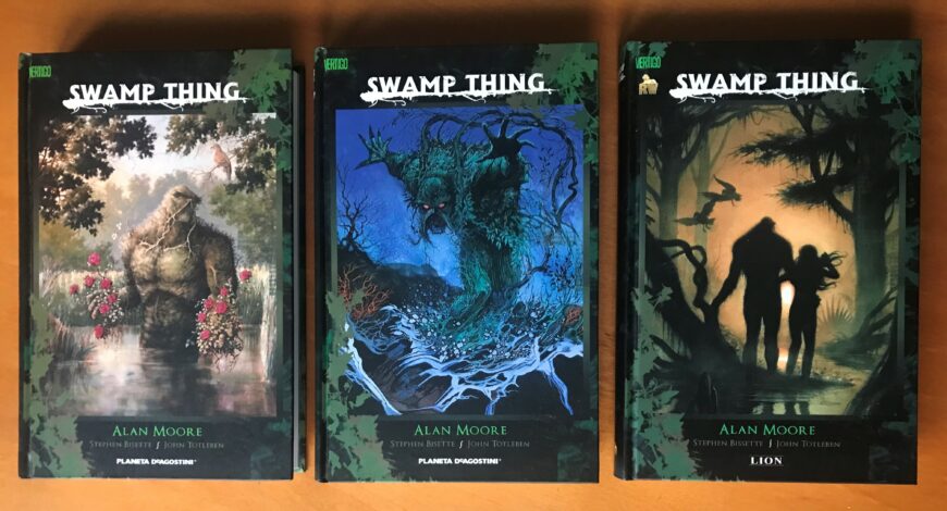 SWAMP THING di ALAN MOORE 3 volumi Absolute / Omnibus – Planeta e Lion (Vertigo)