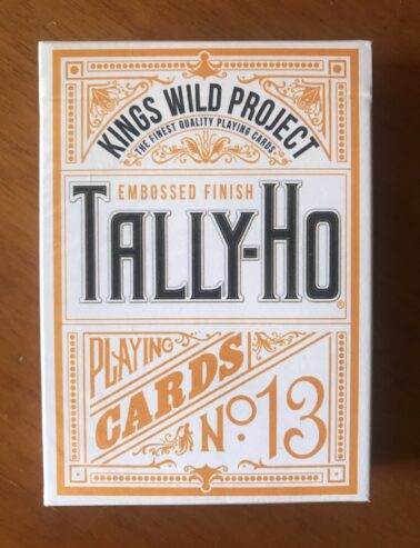 TALLY-HO Embossed finish – Kings Wild Project KWP – Carte da Gioco – NUOVO SIGILLATO