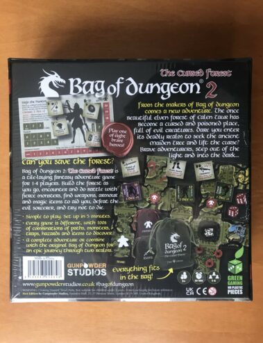 BAG OF DUNGEON 2 – Gioco da tavolo – Gunpowder Studios – NUOVO SIGILLATO