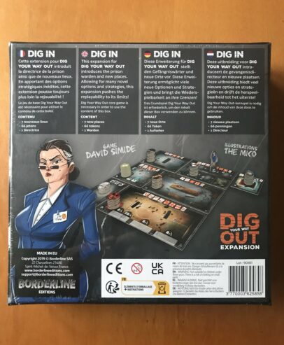 DIG YOUR WAY OUT: DIG IN espansione – Borderline Editions – NUOVO SIGILLATO