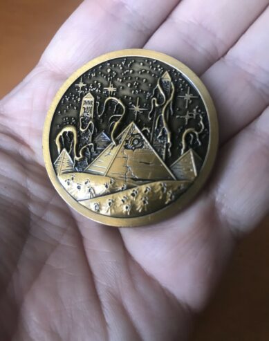 NYARLATHOTEP – CTHULHU ELDRITCH COIN – MONETA CTHULHU – FATTA A MANO – NUOVA