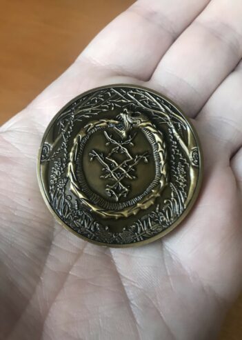 SHUB-NIGGURATH – CTHULHU ELDRITCH COIN – MONETA CTHULHU – FATTA A MANO – NUOVA