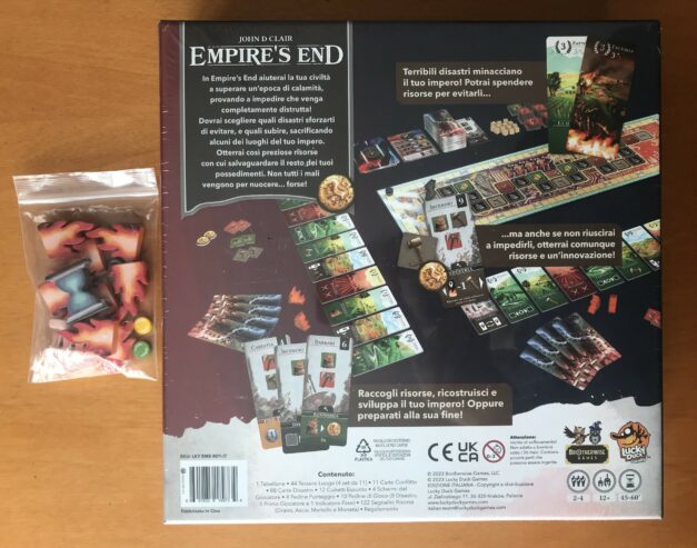 EMPIRE’S END DELUXE in ITALIANO – Edizione Kickstarter – 2023 – NUOVO SIGILLATO