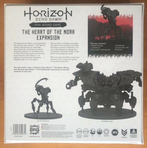 HORIZON ZERO DAWN THE BOARD GAME HEART OF THE NORA – Esclusiva KICKSTARTER – NUOVO SIGILLATO